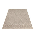 PATARA - Tapis intérieur/extérieur motif oriental beige - PAT4955BEI PATARA