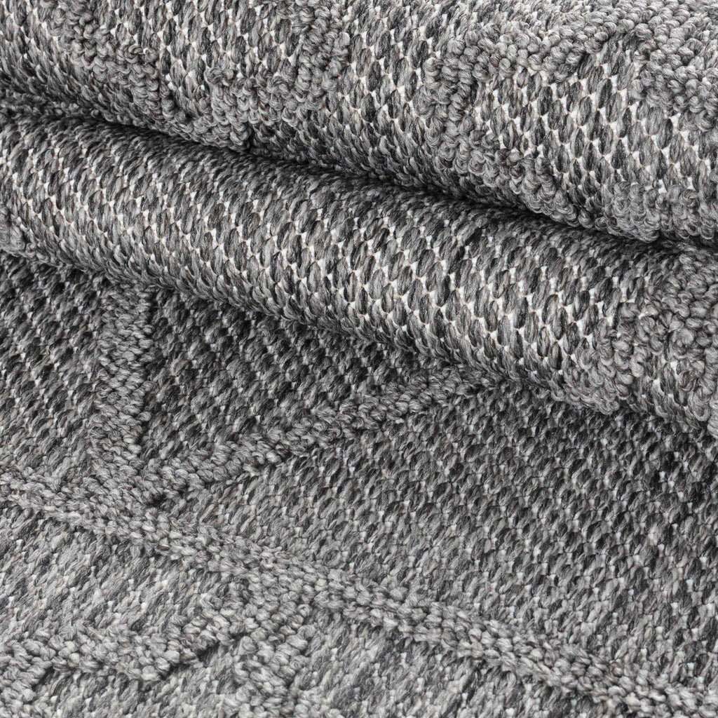 PATARA - Tapis intérieur/extérieur motif oriental gris - PAT4955GRI PATARA