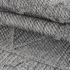 PATARA - Tapis intérieur/extérieur motif oriental gris - PAT4955GRI PATARA