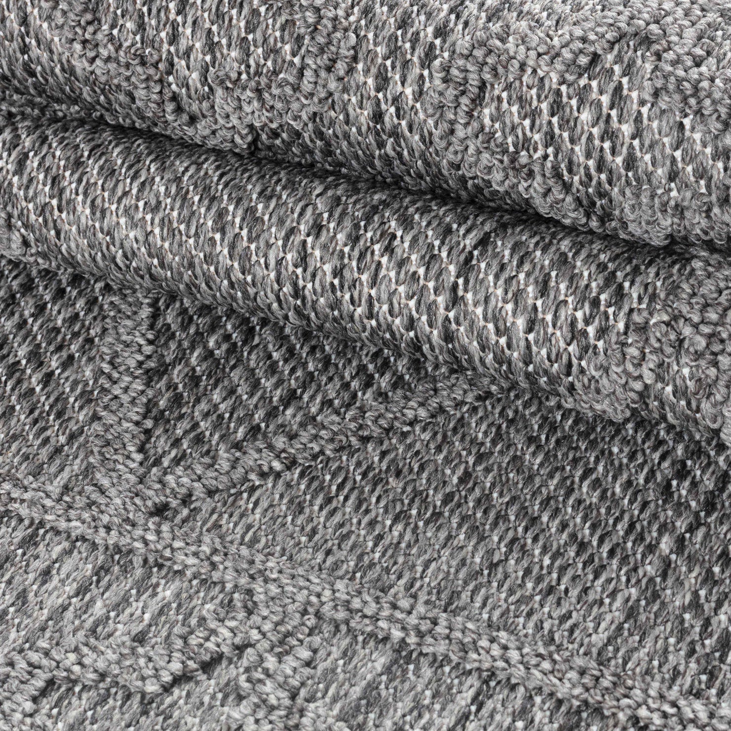 PATARA - Tapis intérieur/extérieur motif oriental gris - PAT4955GRI PATARA