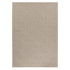 PATARA - Tapis intérieur/extérieur motif graphique beige - PAT4956BEI PATARA