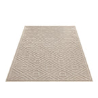 PATARA - Tapis intérieur/extérieur motif graphique beige - PAT4956BEI PATARA