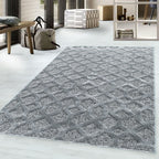 PISA - Tapis de salon à motif aztèque gris - PIS4702GRI PISA