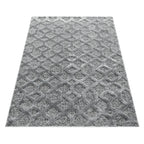 PISA - Tapis de salon à motif aztèque gris - PIS4702GRI PISA