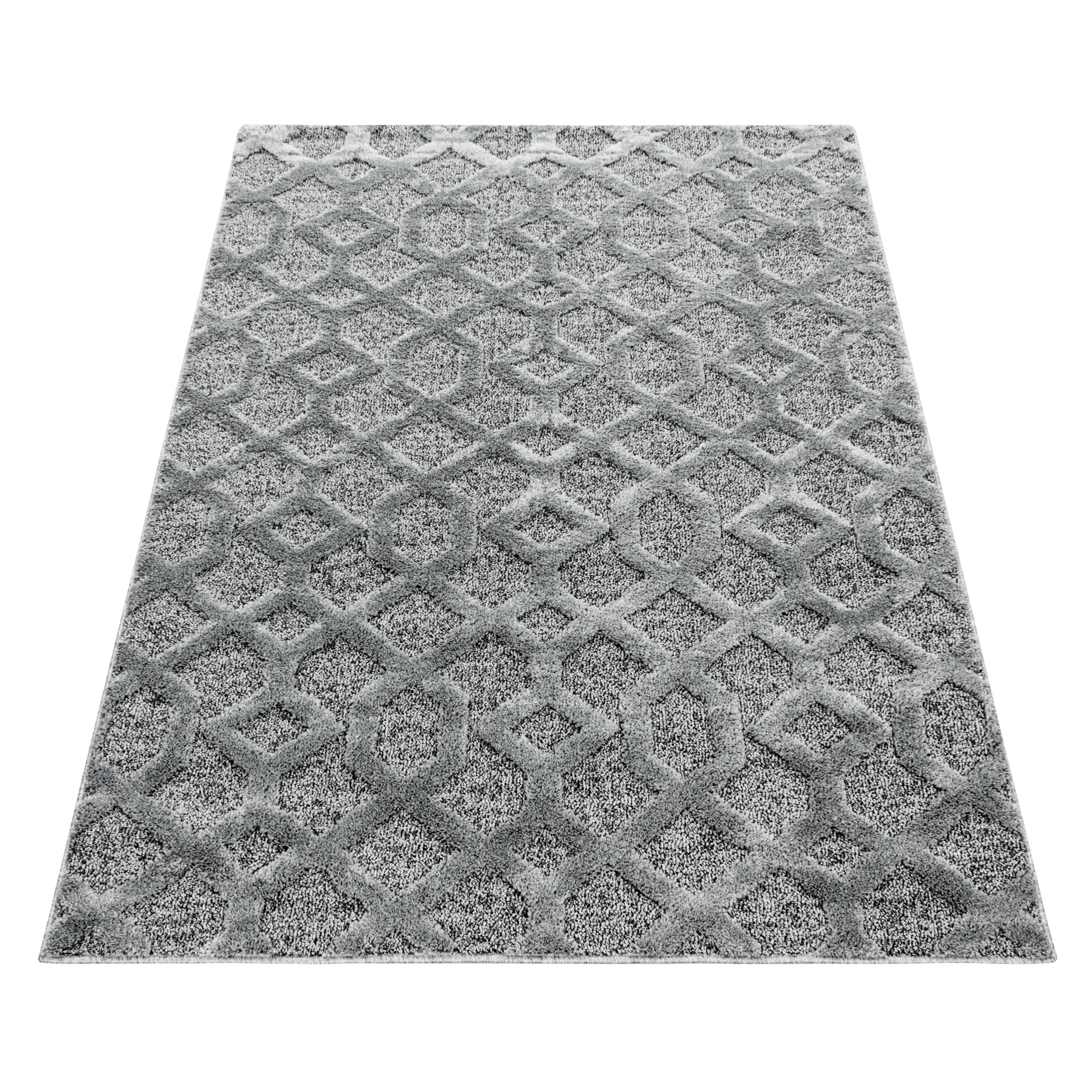 PISA - Tapis de salon à motif aztèque gris - PIS4702GRI PISA