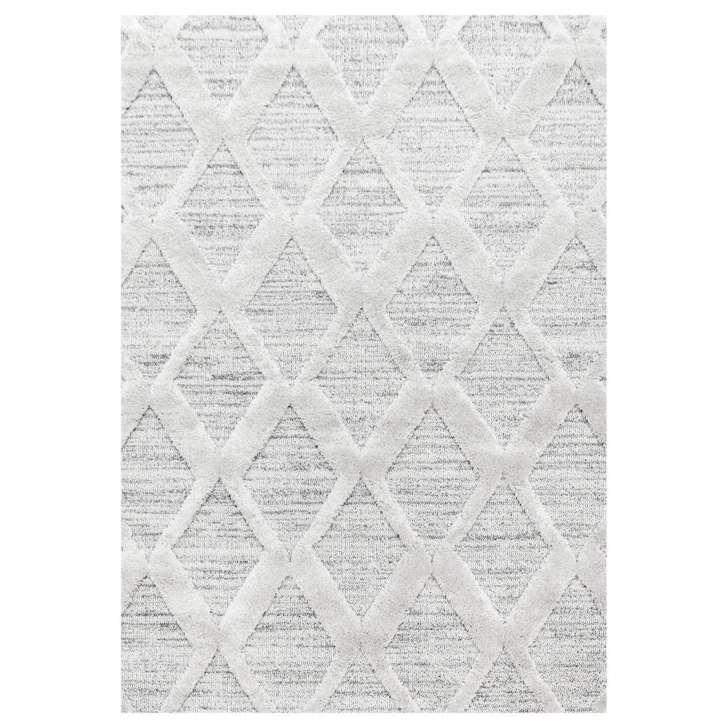 PISA - Tapis de salon à motif berbère gris - PIS4703GRI PISA