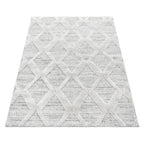 PISA - Tapis de salon à motif berbère gris - PIS4703GRI PISA