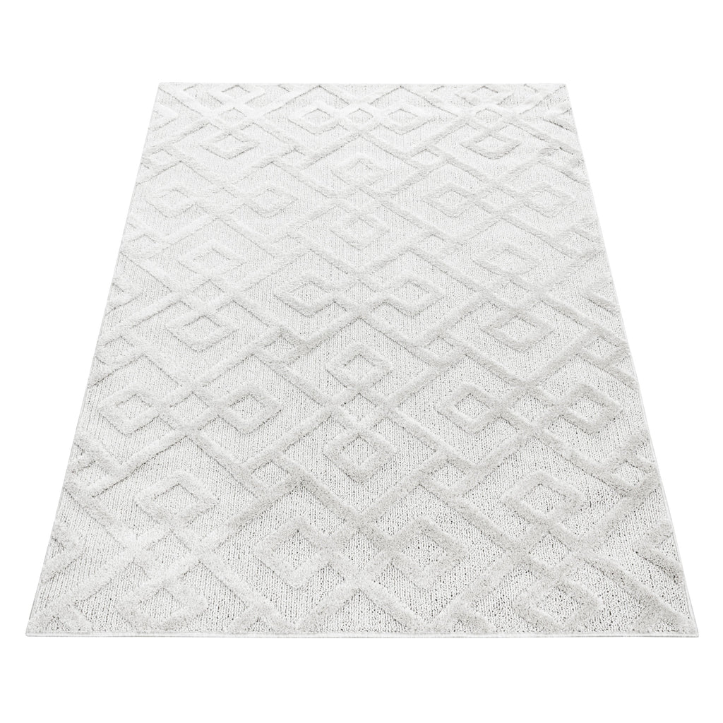 PISA - Tapis de salon à motif crème - PIS4708CRE PISA