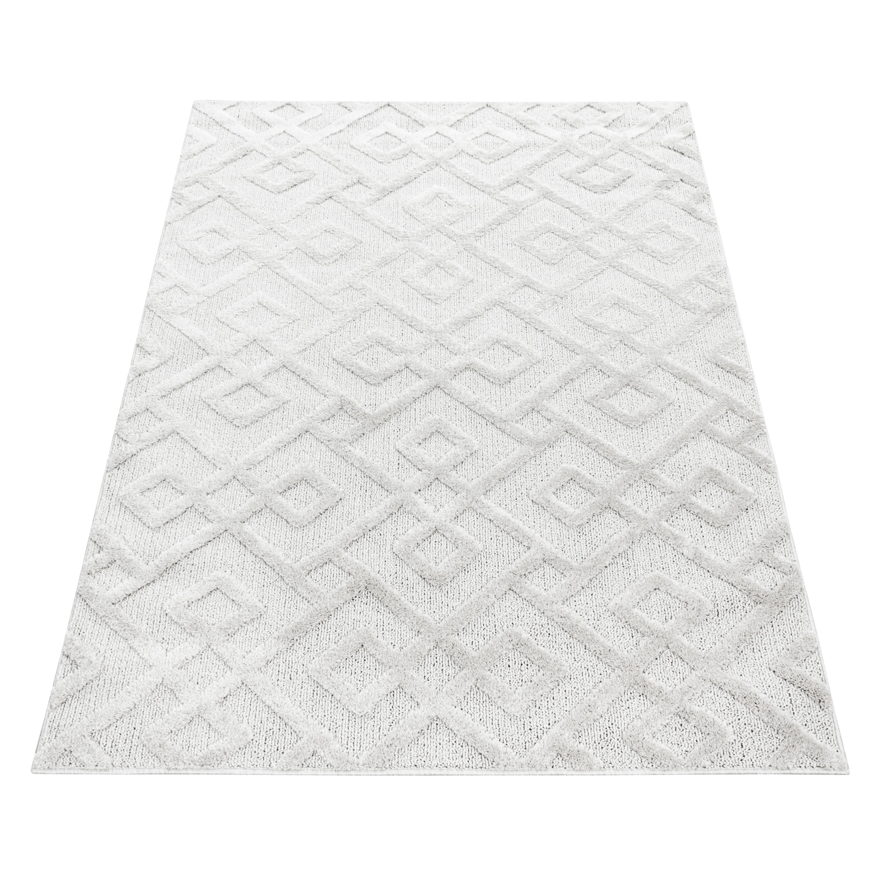 PISA - Tapis de salon à motif crème - PIS4708CRE PISA