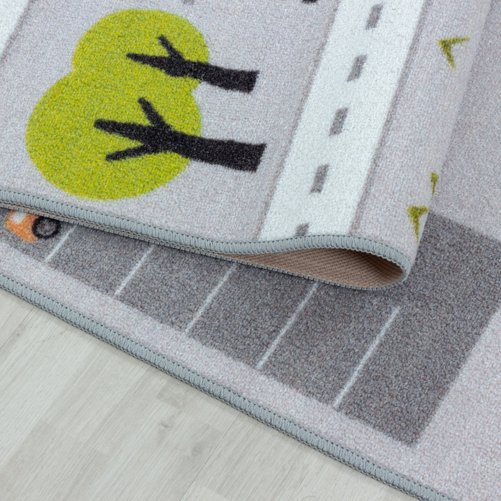 PLAY - Tapis enfant circuit gris - PLA2902GRI PLAY