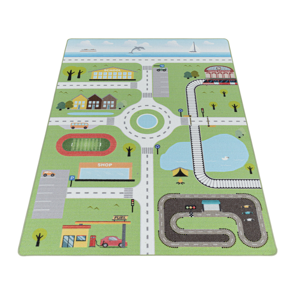 PLAY - Tapis enfant circuit vert - PLA2902VER PLAY