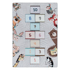 PLAY - Tapis enfant marelle gris - PLA2903GRI PLAY