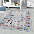 PLAY - Tapis enfant éducatif gris - PLA2904GRI PLAY