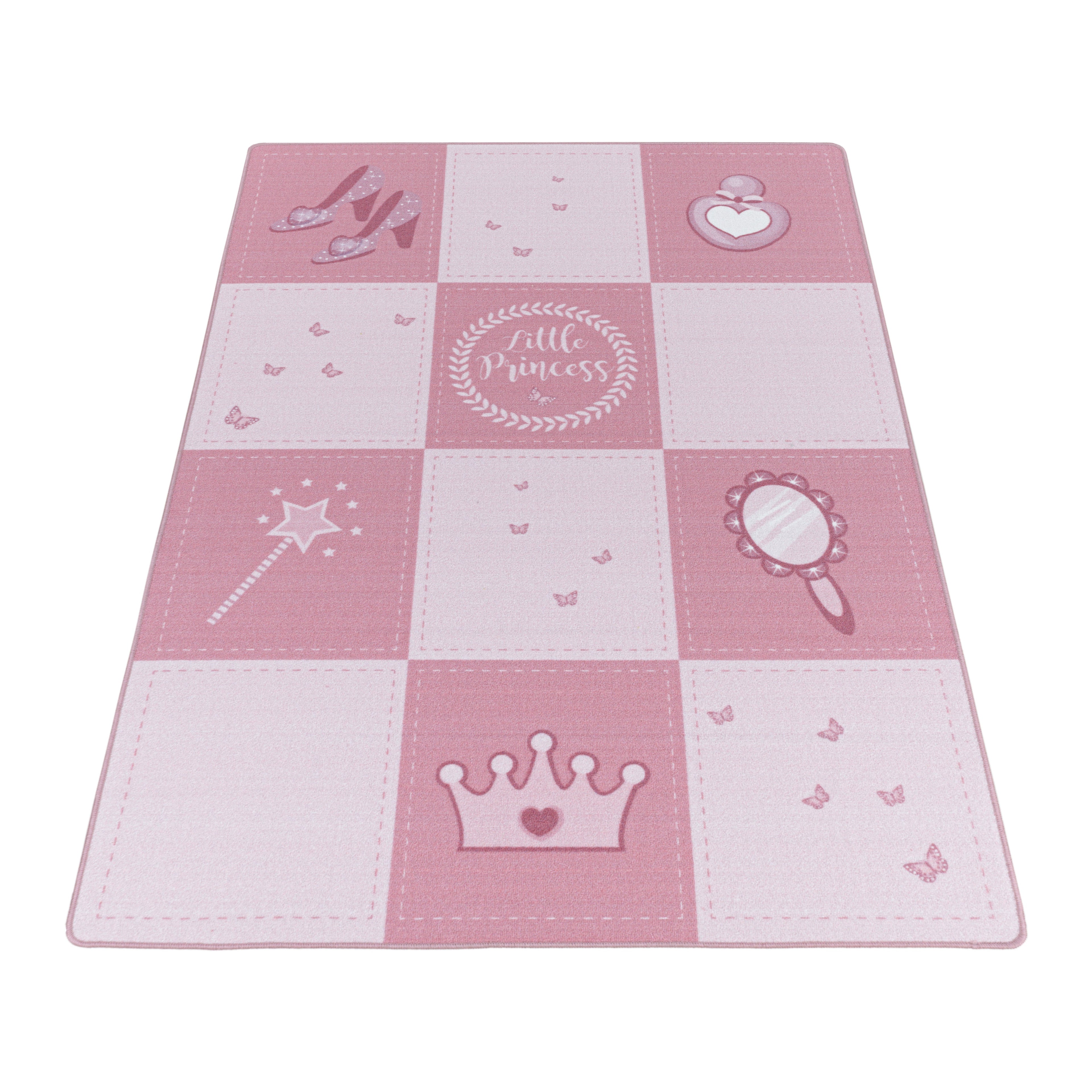 PLAY - Tapis enfant princesse rose - PLA2905ROS PLAY