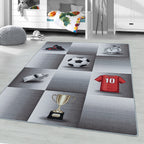 PLAY - Tapis enfant football gris - PLA2906GRI PLAY