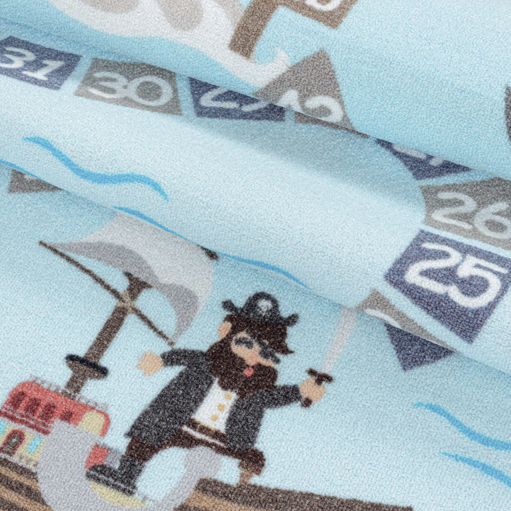 PLAY - Tapis enfant jeu de l’oie pirate bleu - PLA2908BLE PLAY