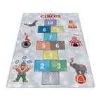 PLAY - Tapis enfant marelle cirque gris - PLA2909GRI PLAY