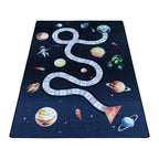 PLAY - Tapis enfant jeu de l’oie espace bleu - PLA2910BLE PLAY