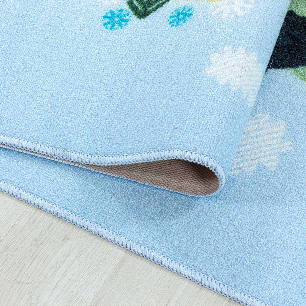 PLAY - Tapis enfant carte du monde bleu - PLA2917BLE PLAY
