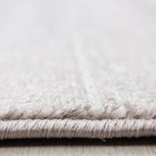 PLUS - Tapis uni à poils courts beige - PLU8000BEI PLUS