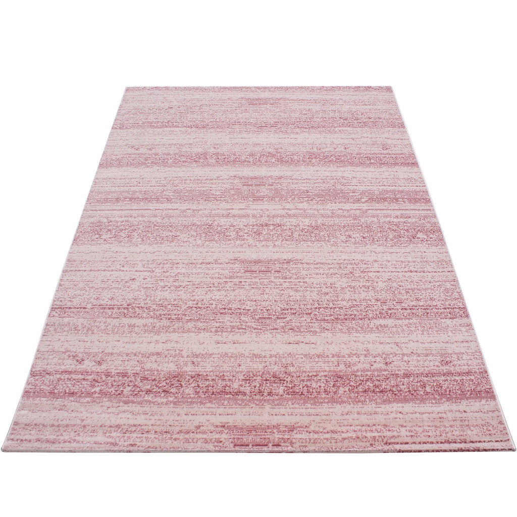 PLUS - Tapis uni à poils courts rose - PLU8000ROS PLUS