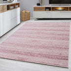 PLUS - Tapis uni à poils courts rose - PLU8000ROS PLUS