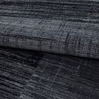 PLUS - Tapis à poils courts géométrique noir - PLU8001NOI PLUS