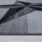 PLUS - Tapis à poils courts étoile gris - PLU8002GRI PLUS