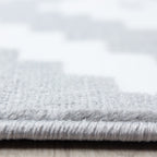 PLUS - Tapis à poils courts losange gris - PLU8005GRI PLUS
