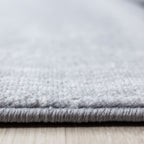PLUS - Tapis à poils courts effet briques noir - PLU8007NOI PLUS