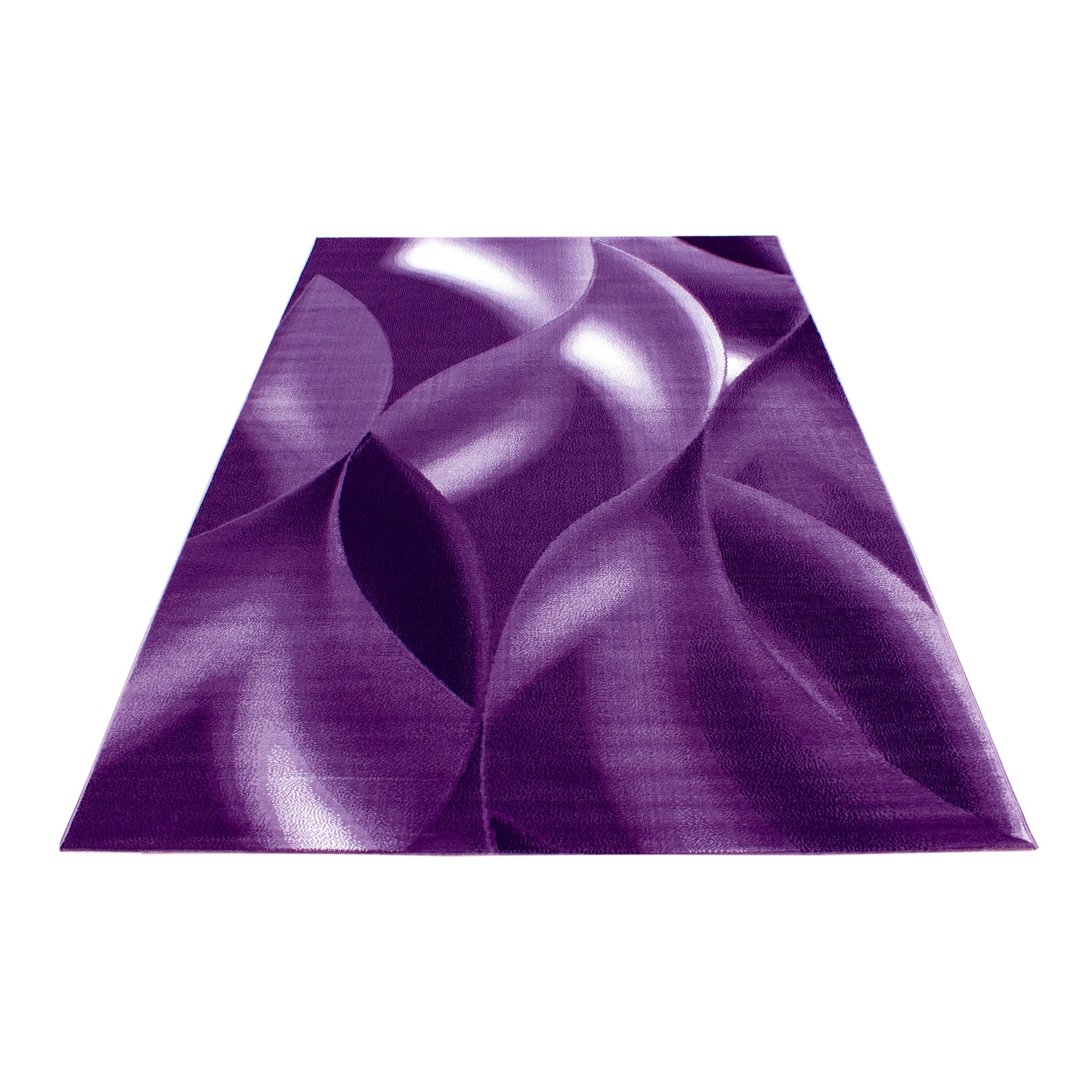 PLUS - Tapis à poils courts design violet - PLU8008LIL PLUS