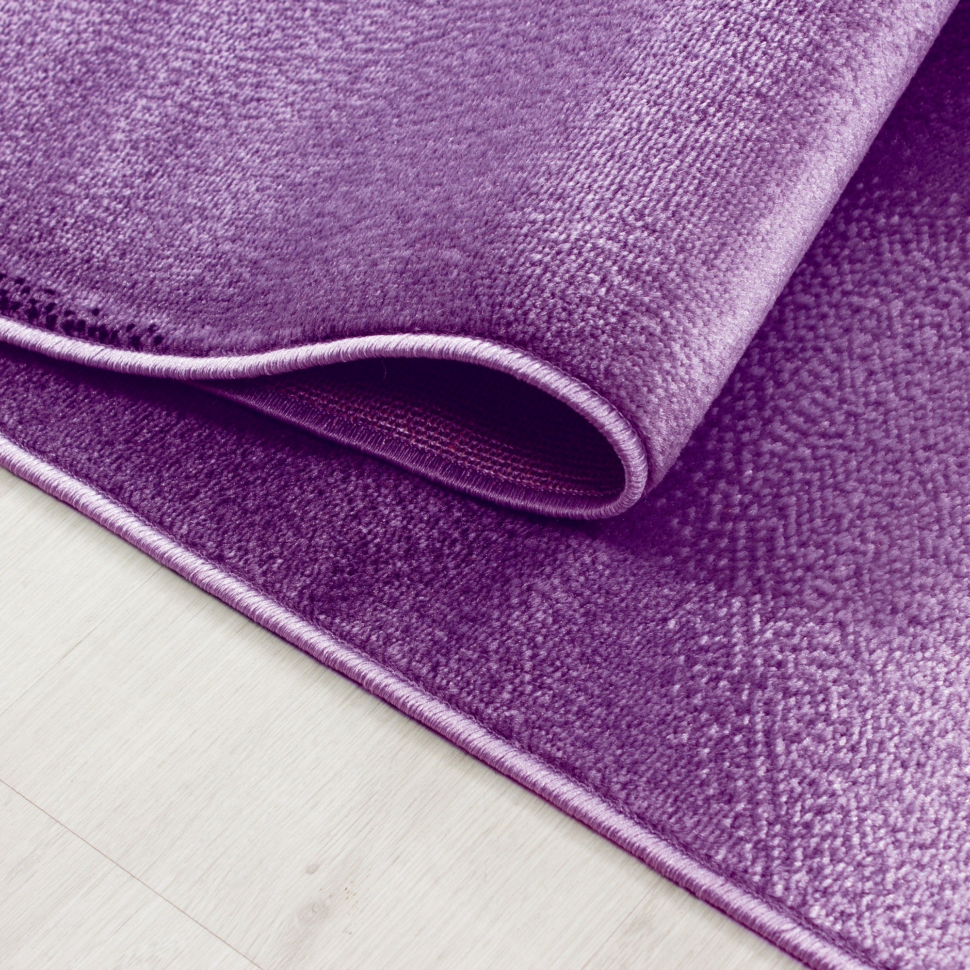 PLUS - Tapis à poils courts design violet - PLU8008LIL PLUS
