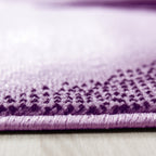 PLUS - Tapis à poils courts design violet - PLU8008LIL PLUS