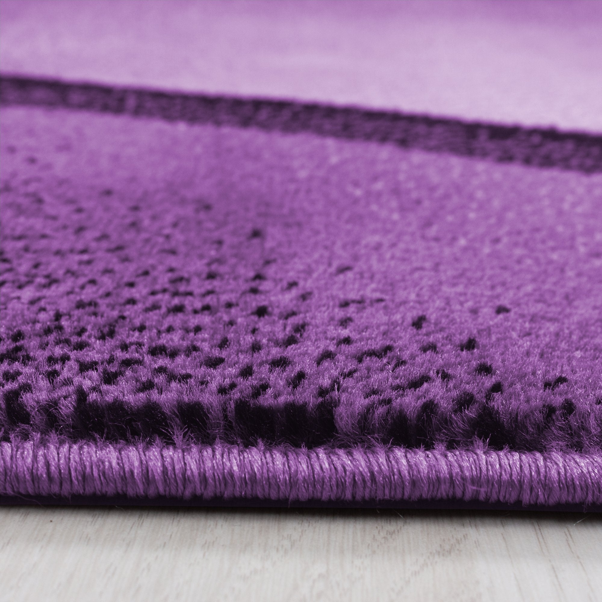 PLUS - Tapis à poils courts vague violet - PLU8010LIL PLUS