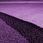 PLUS - Tapis à poils courts vague violet - PLU8010LIL PLUS