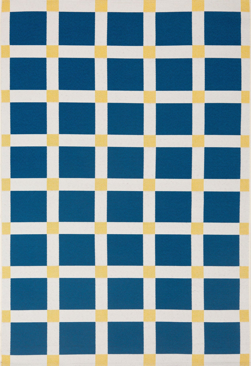 POSITANO - Tapis de terrasse bleu à carreaux - POS703BLE POSITANO