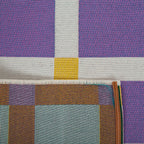 POSITANO - Tapis de terrasse violet à carreaux - POS703VIO POSITANO