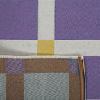 POSITANO - Tapis de terrasse violet à carreaux - POS703VIO POSITANO