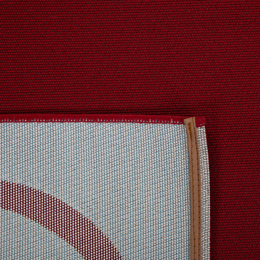 POSITANO - Tapis de terrasse bordeaux à motif ondulé - POS704BOR POSITANO
