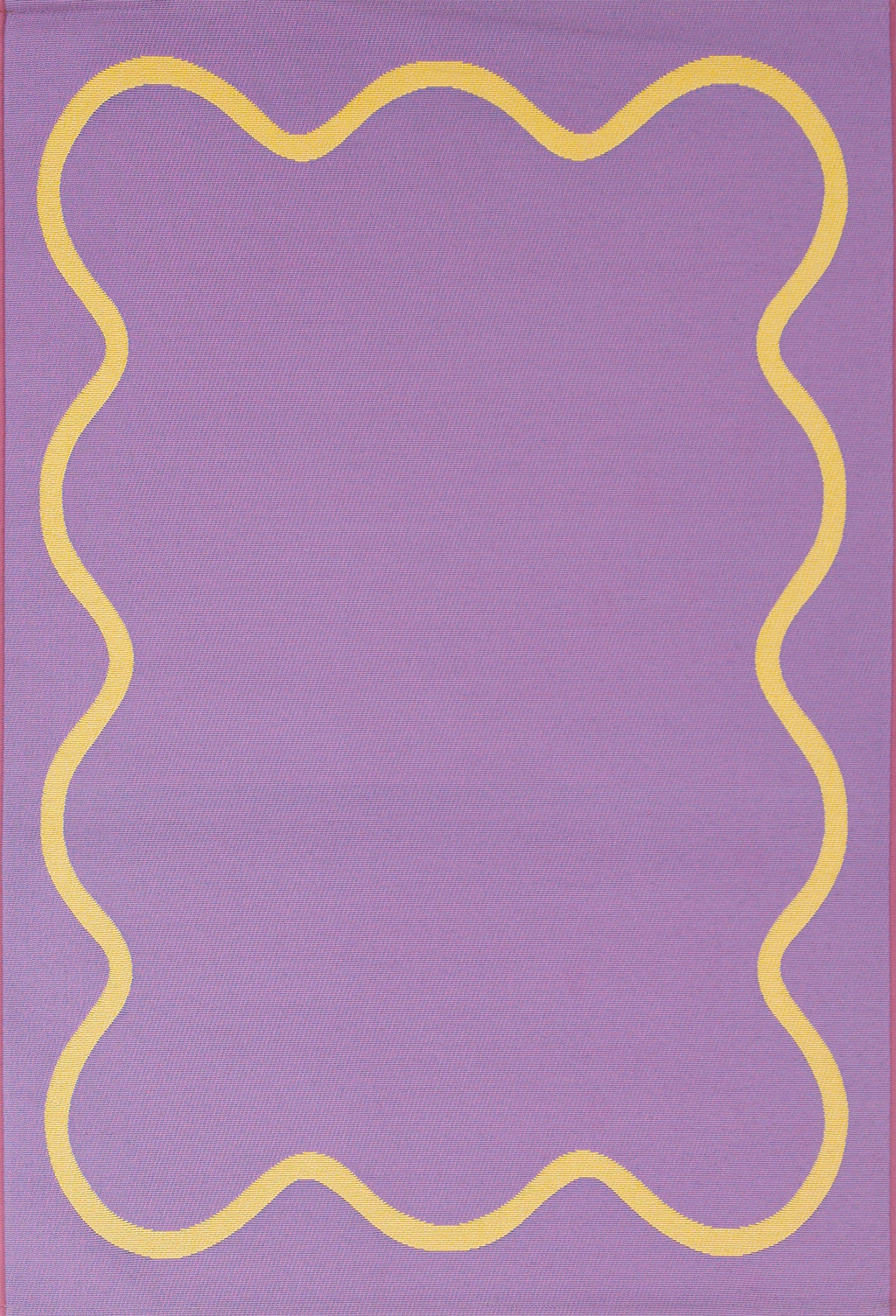 POSITANO - Tapis de terrasse violet à motif ondulé - POS704VIO POSITANO