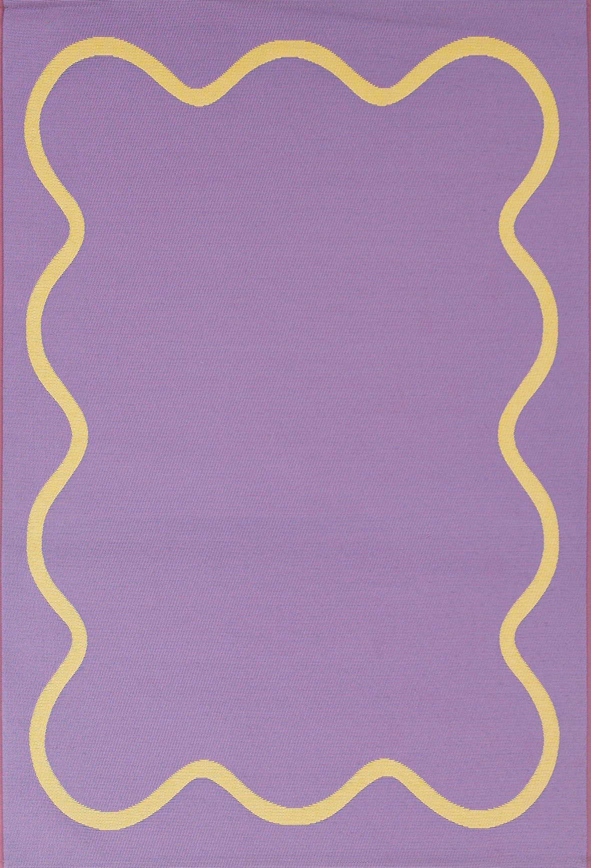 POSITANO - Tapis de terrasse violet à motif ondulé - POS704VIO POSITANO