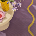 POSITANO - Tapis de terrasse violet à motif ondulé - POS704VIO POSITANO