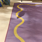 POSITANO - Tapis de terrasse violet à motif ondulé - POS704VIO POSITANO