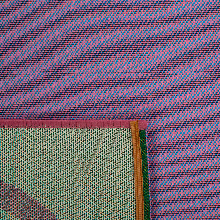 POSITANO - Tapis de terrasse violet à motif ondulé - POS704VIO POSITANO
