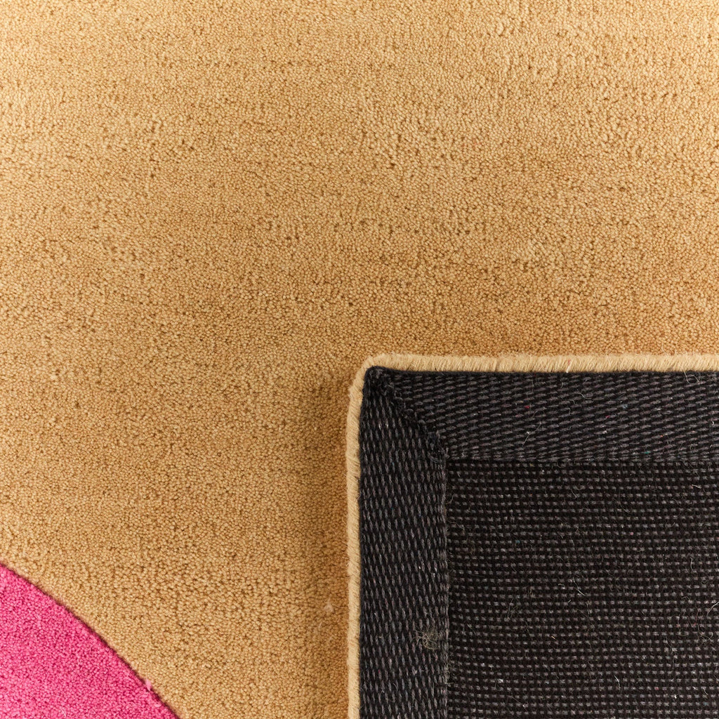 Nuage sucré – Tapis en laine multicolore aux motifs géométriques Nuage sucré