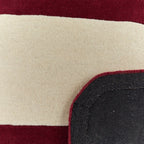 Rouge d'orage – Tapis en laine - Bordeaux Rouge d'orage