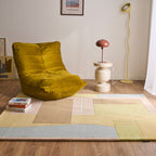 Rayon tendre – Tapis en laine aux nuances pastel Rayon tendre