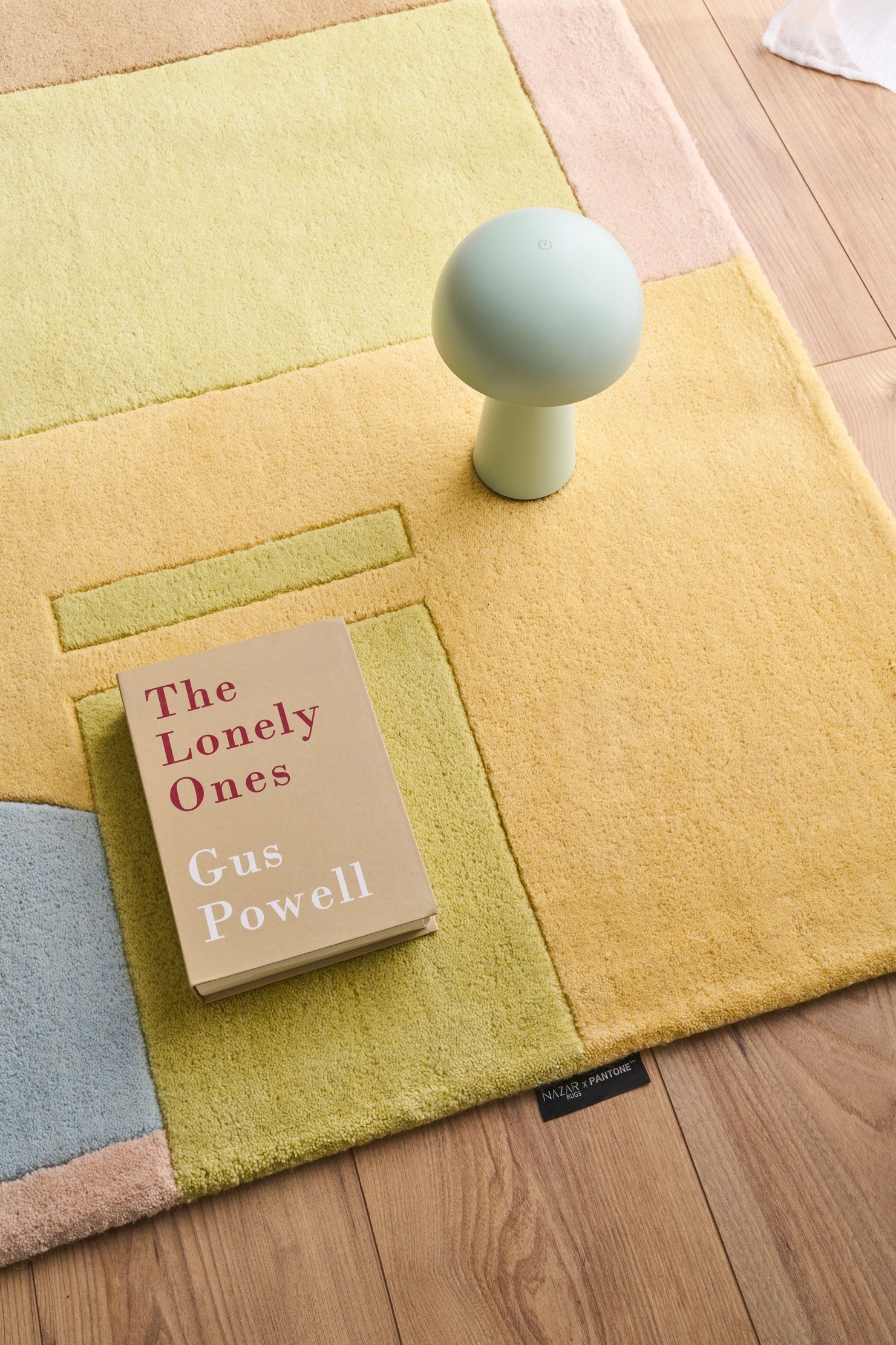 Rayon tendre – Tapis en laine aux nuances pastel Rayon tendre