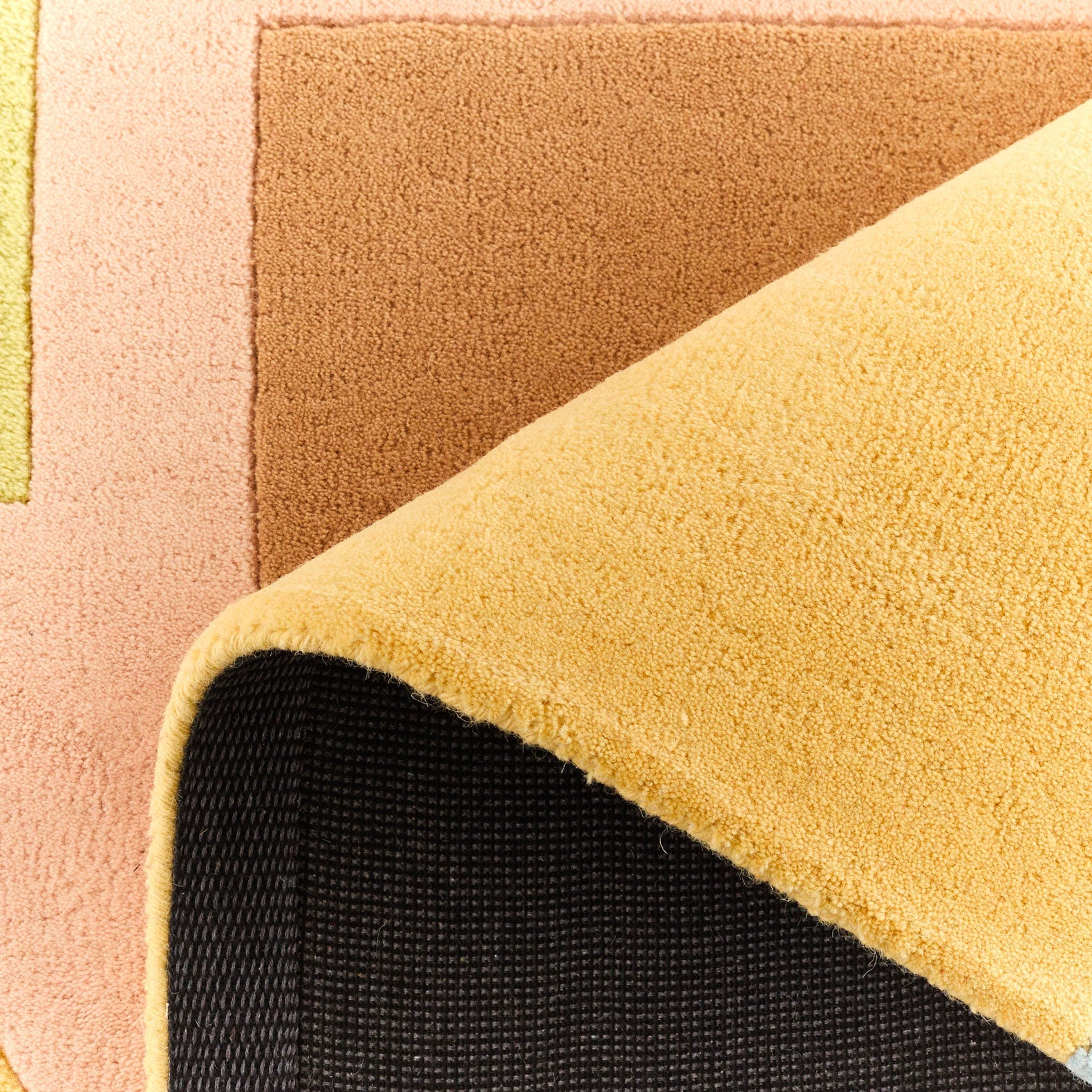 Rayon tendre – Tapis en laine aux nuances pastel Rayon tendre