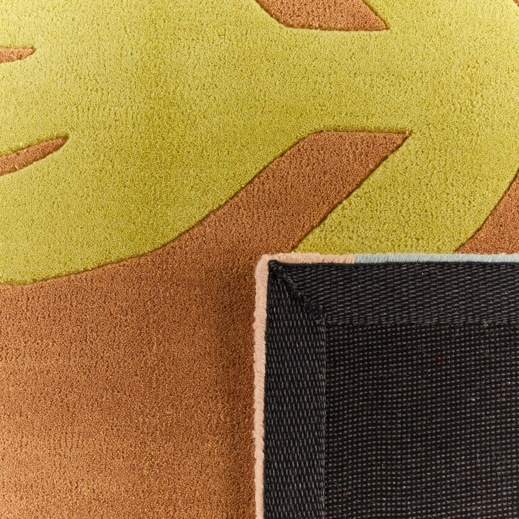 Rayon tendre – Tapis en laine pastel à motifs floraux Rayon tendre